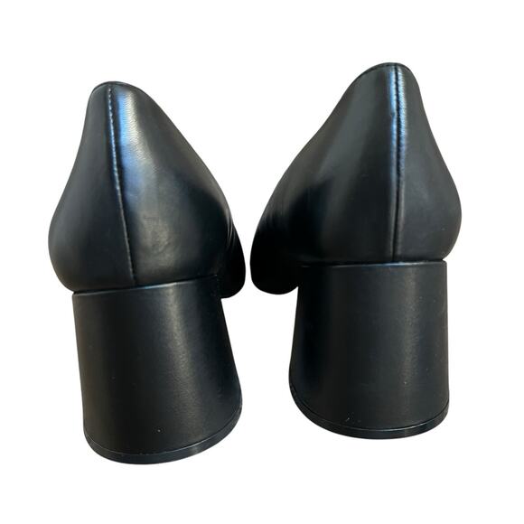 Naturalizer 27 Edit Black Leather Licia Pointed Toe Pumps Size 8.5W - Picture 11 of 12